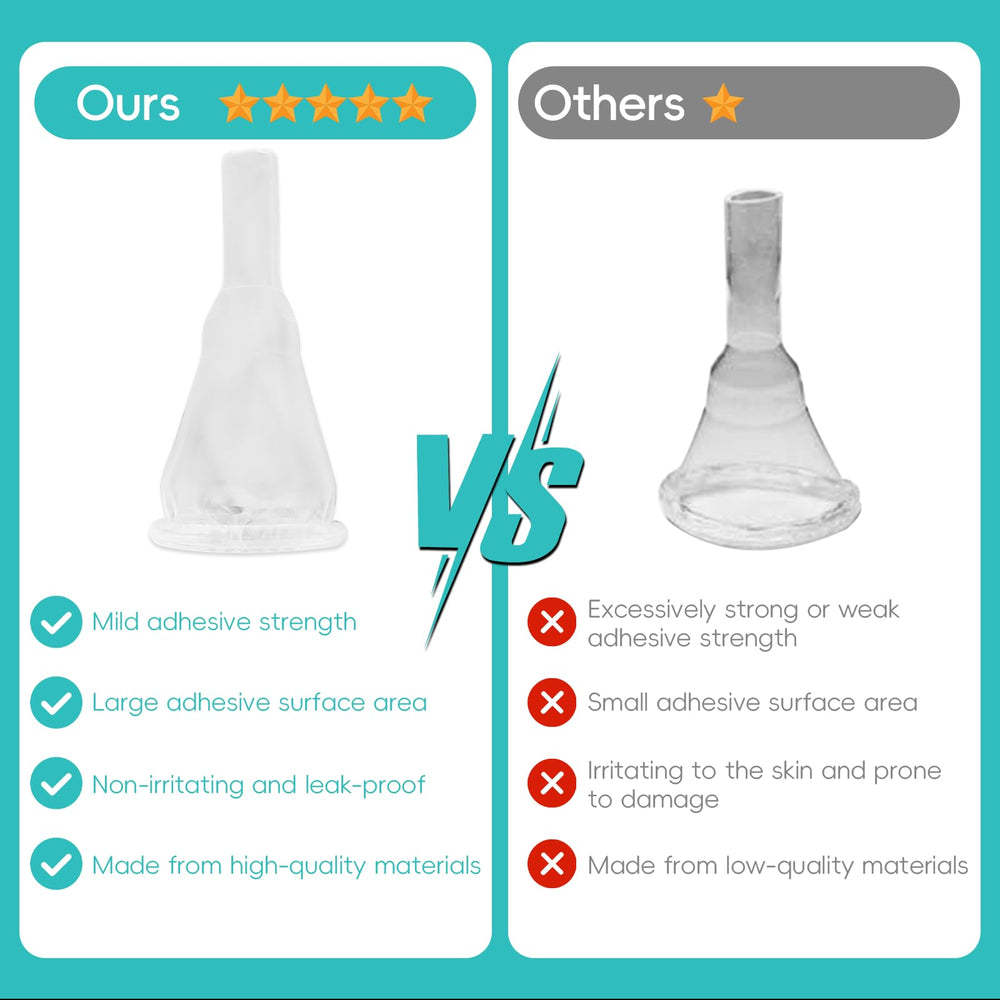 Yiisin skin-friendly condom catheter removal is gentle on skin for daily use.