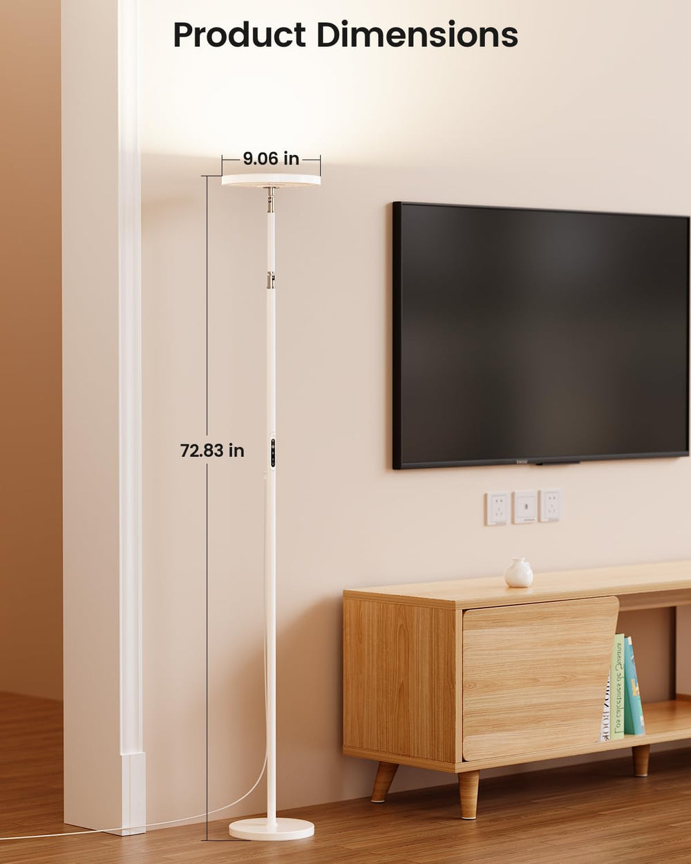 Yikola Light Floor Lamp ideal for reading mode and focus.