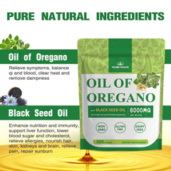 YiLing oregano oil softgels close-up showing smooth capsules for easy daily intake.