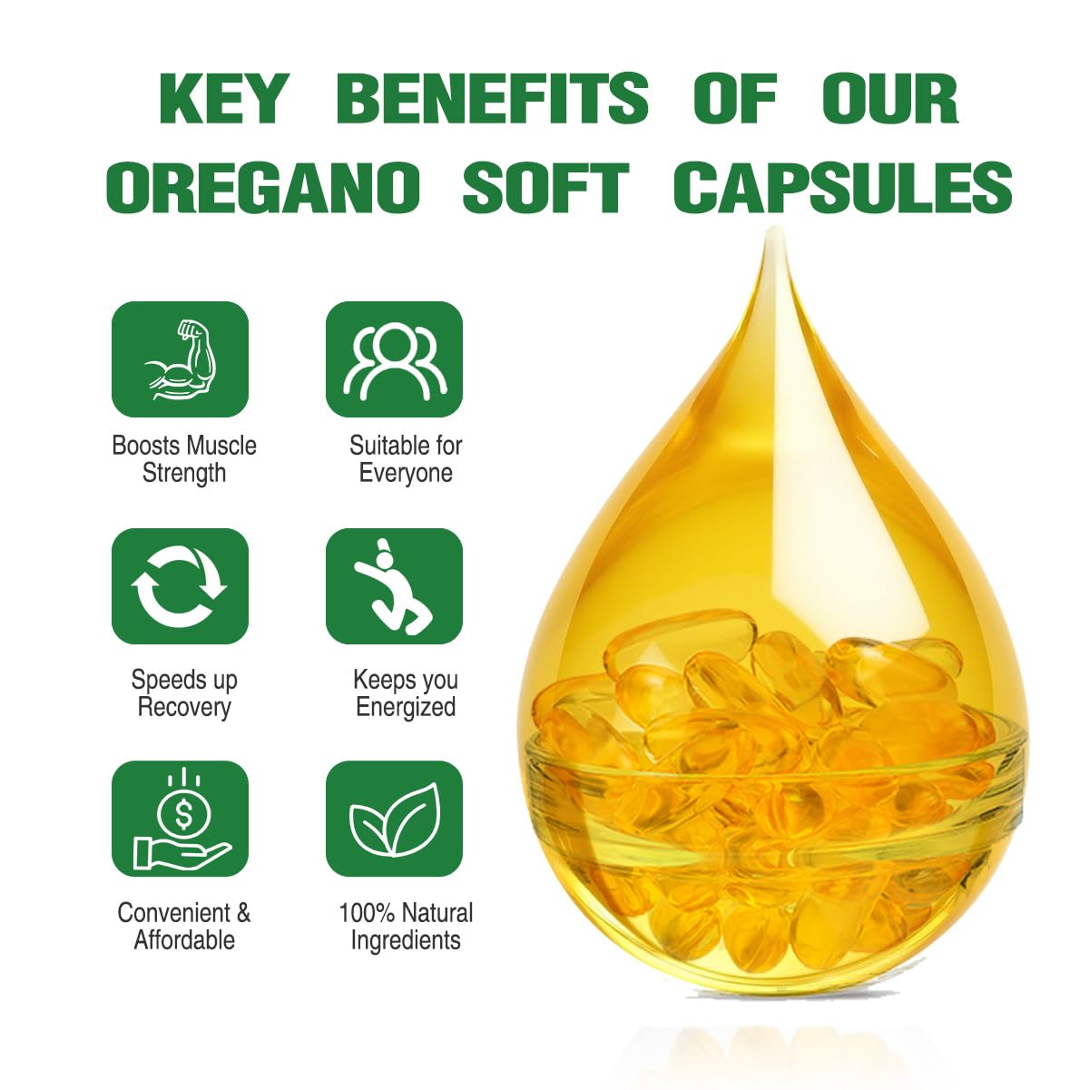 YiLing softgels on bright surface, designed for convenient daily use.