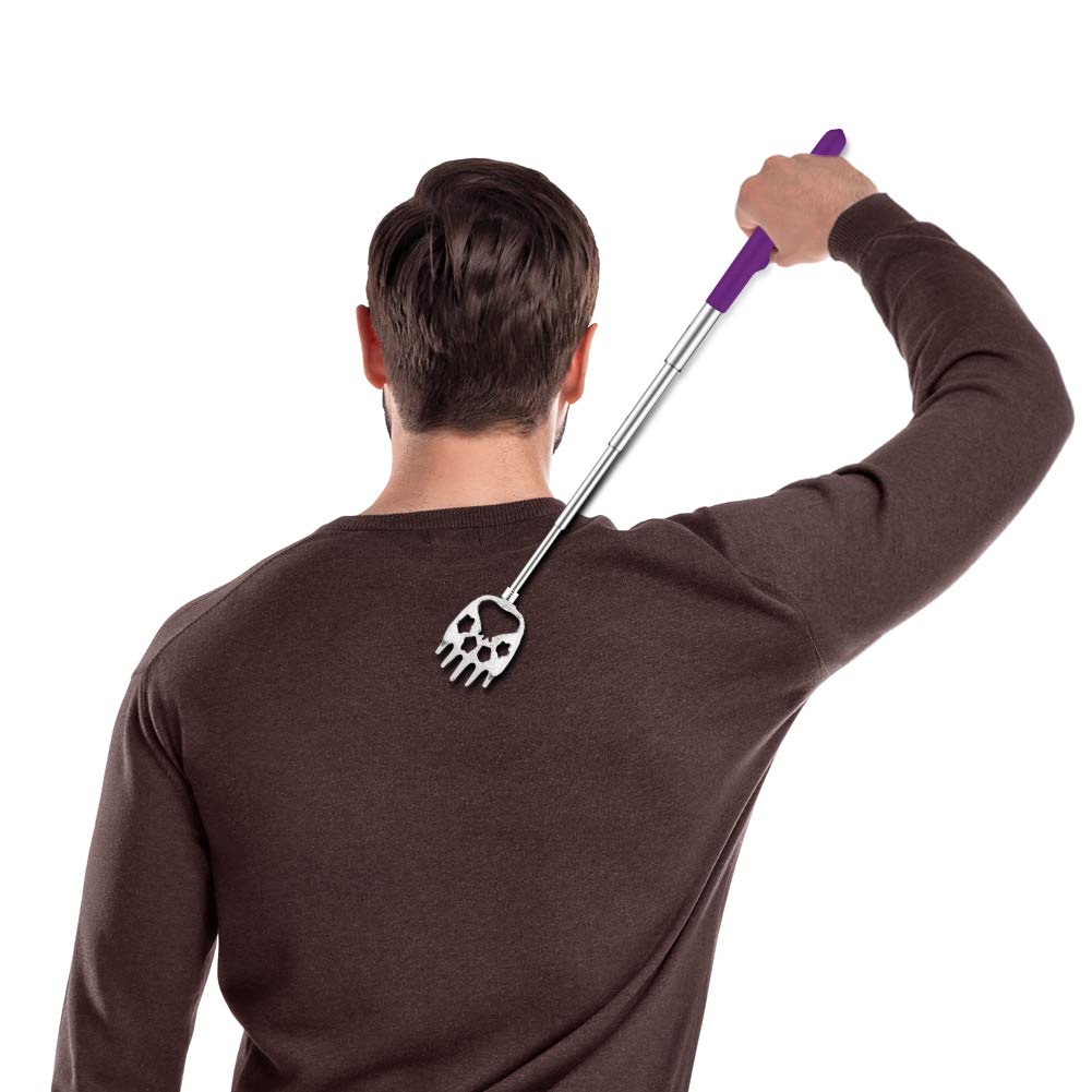 YIMICOO display of color options for the bear claw back scratcher