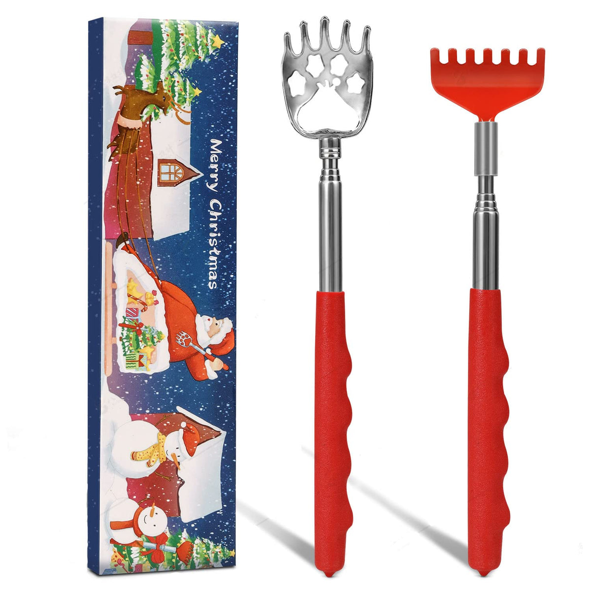 YIMICOO Santa's Claws back scratcher in gift box for easy Christmas gifting