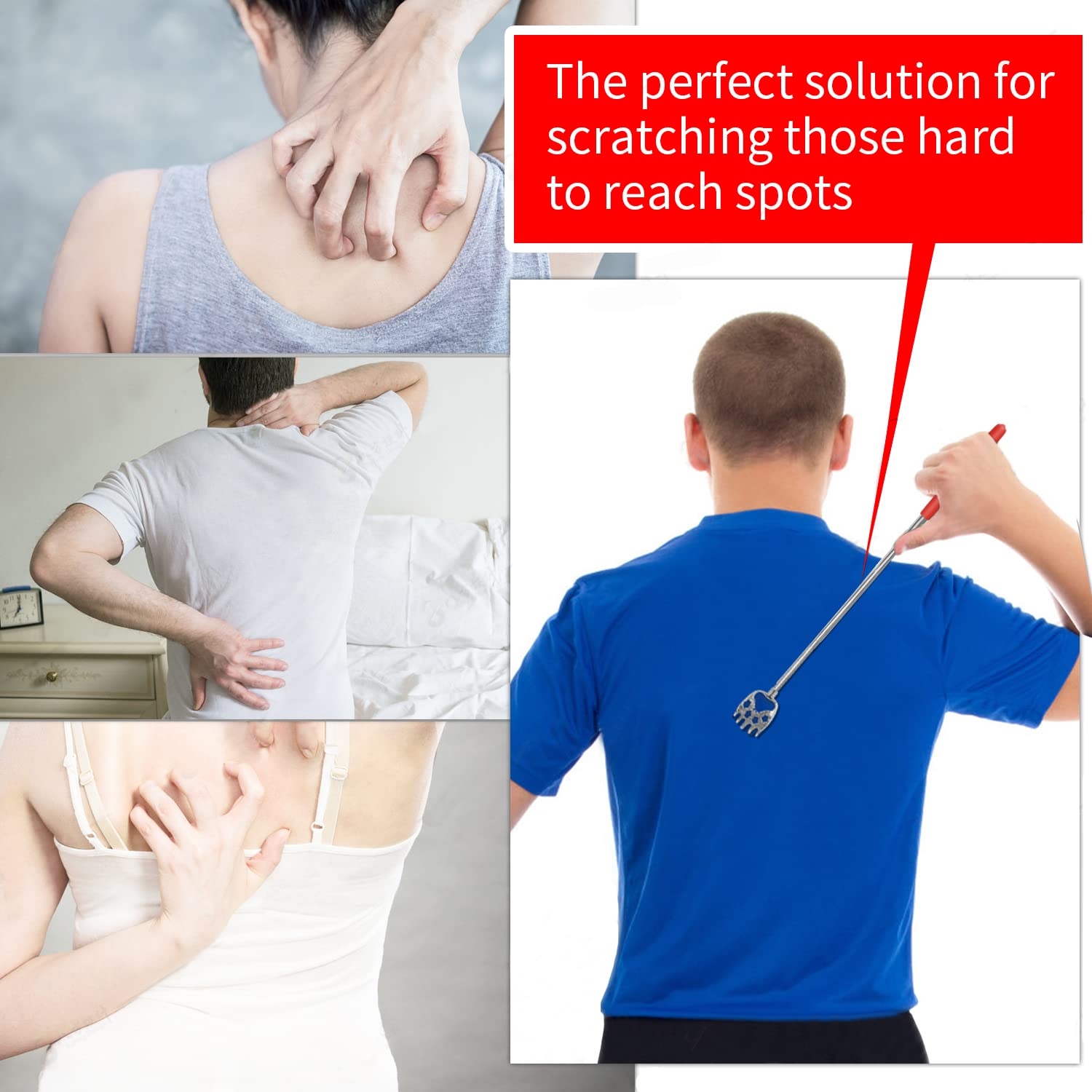 YIMICOO Santa's Claws back scratcher compact for travel and storage