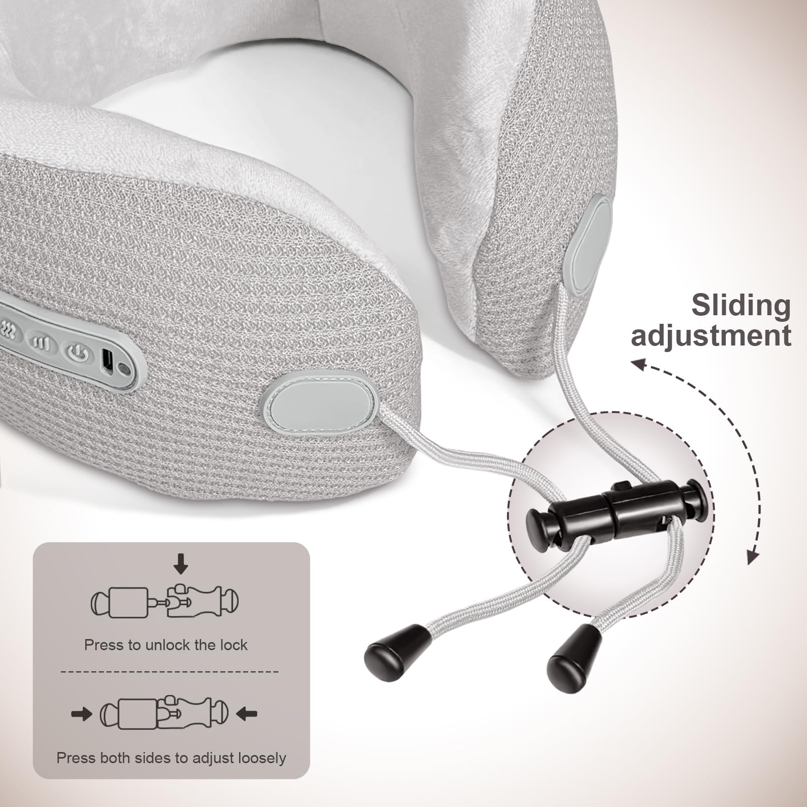 Yincook graphene heating provides rapid warmth for a soothing massage