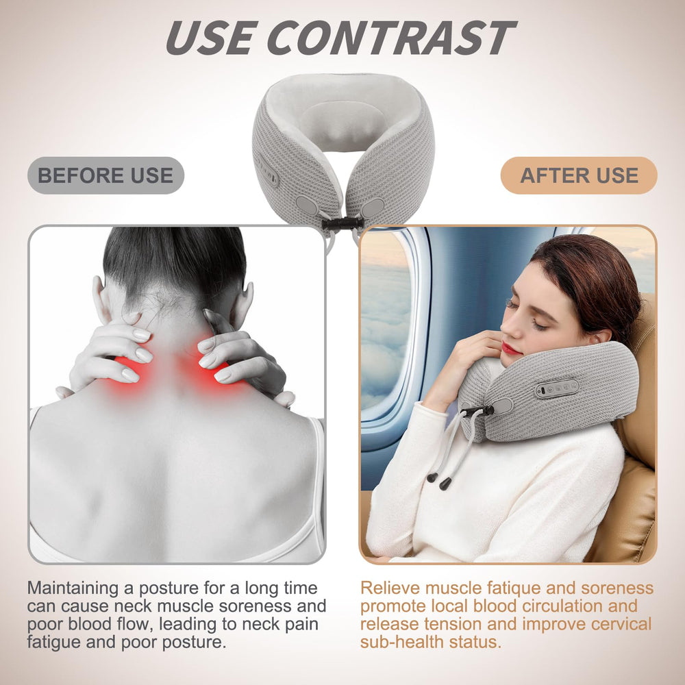 Yincook massage heads adapt across shoulders to calves