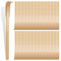 Yinkin bamboo back scratcher 50-pack for sharing at home or facilities.