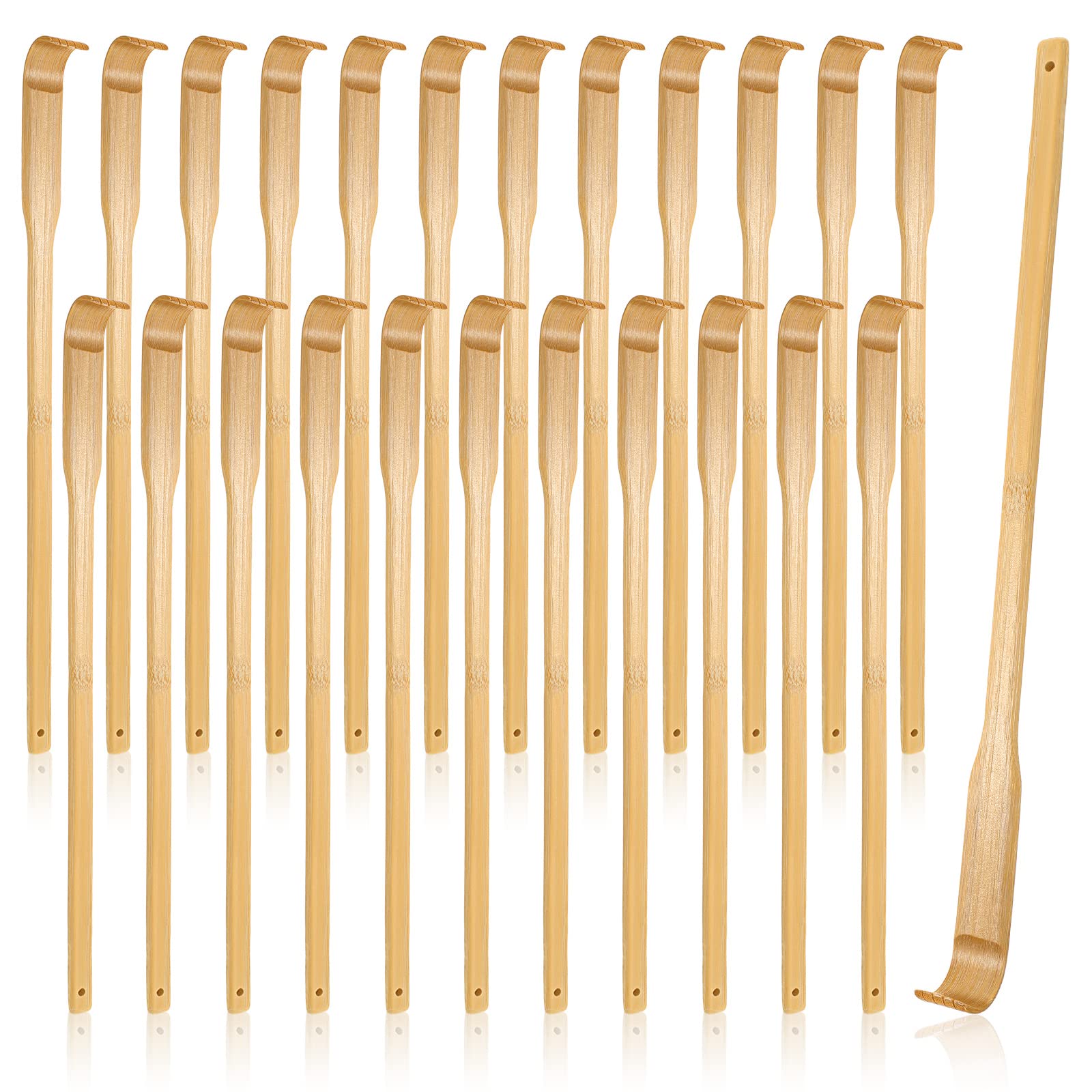 Yinkin bamboo back scratcher with long handle for easy reach
