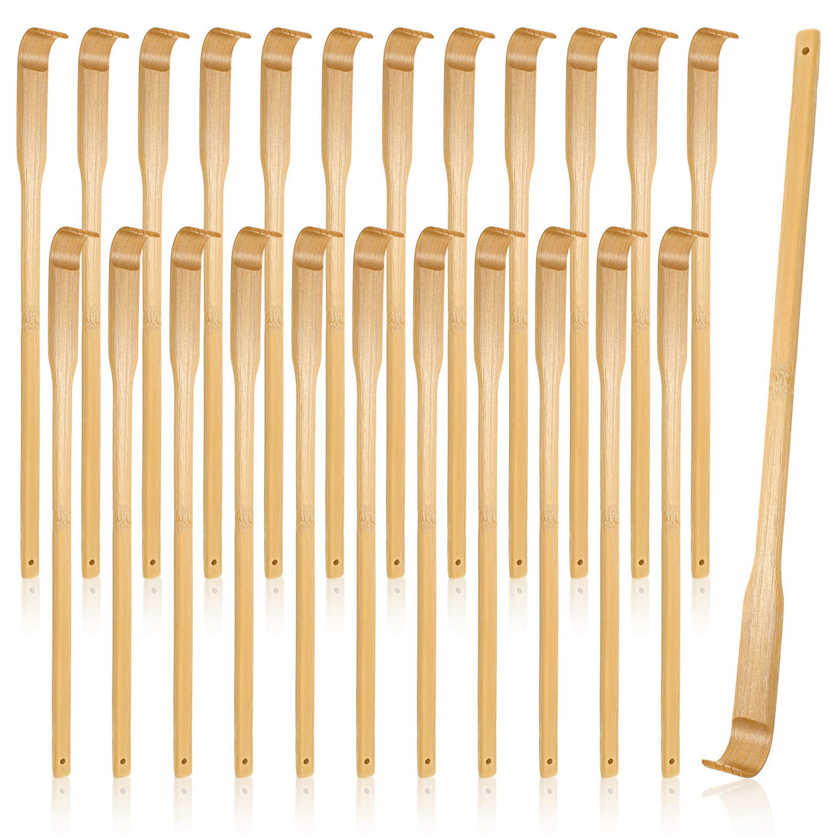 Yinkin bamboo back scratcher with long handle for easy reach