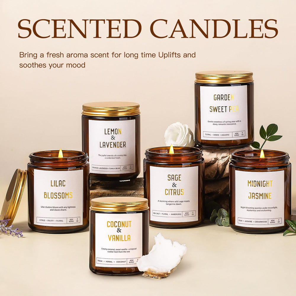 Yinuo Candle Sage and Citrus for fresh herbal brightness in workspaces