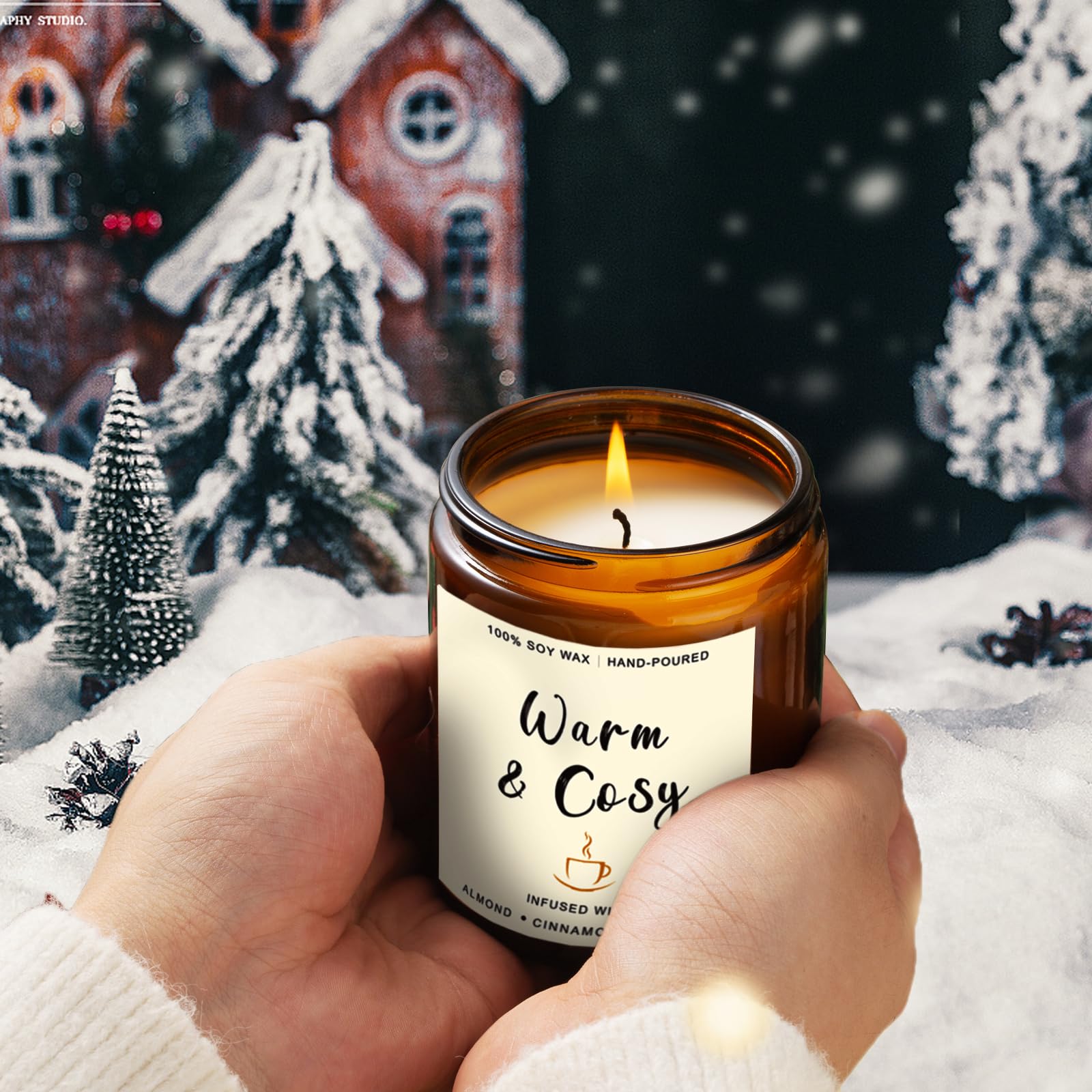 Yinuo Candle Winter Relaxation Scene invites cozy self-care rituals.