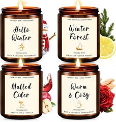 Yinuo Candle Apple Cinnamon candle jar for cozy evenings.