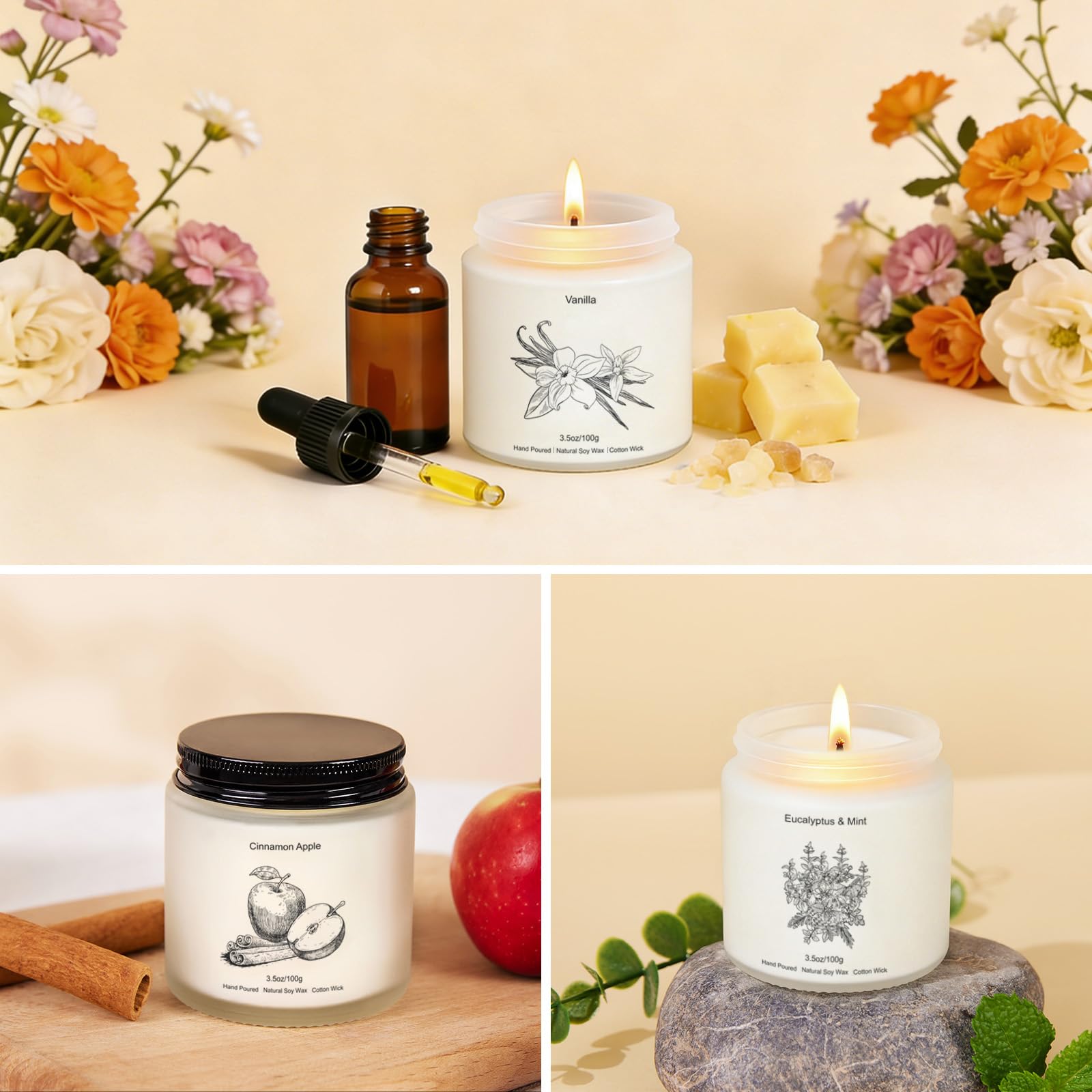 YINUO LIGHT Lavender and Vanilla scent collection for calming spaces