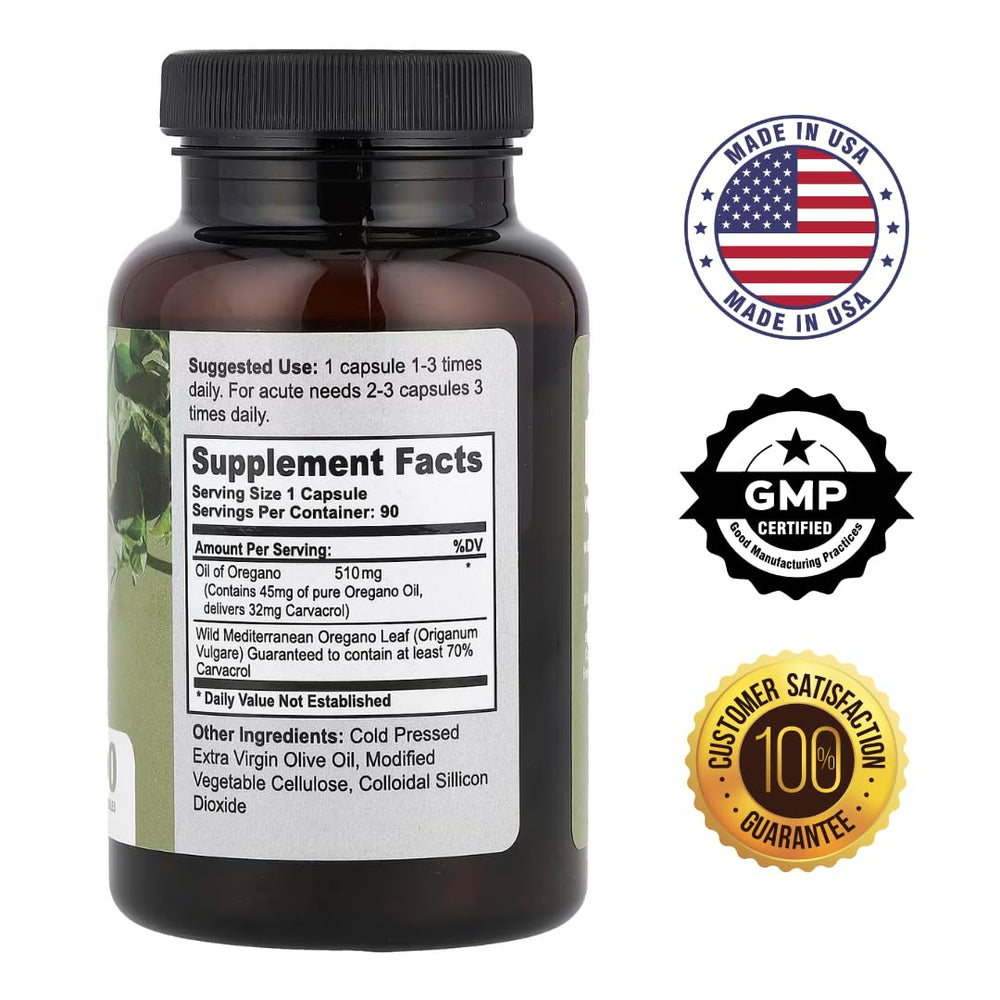 YISHIDA Wild Oregano Oil 70% carvacrol content highlights potent herbal benefit