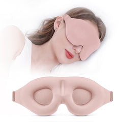YIVIEW mascara sueño para lado: bloqueo de luz total para dormir cómodo.