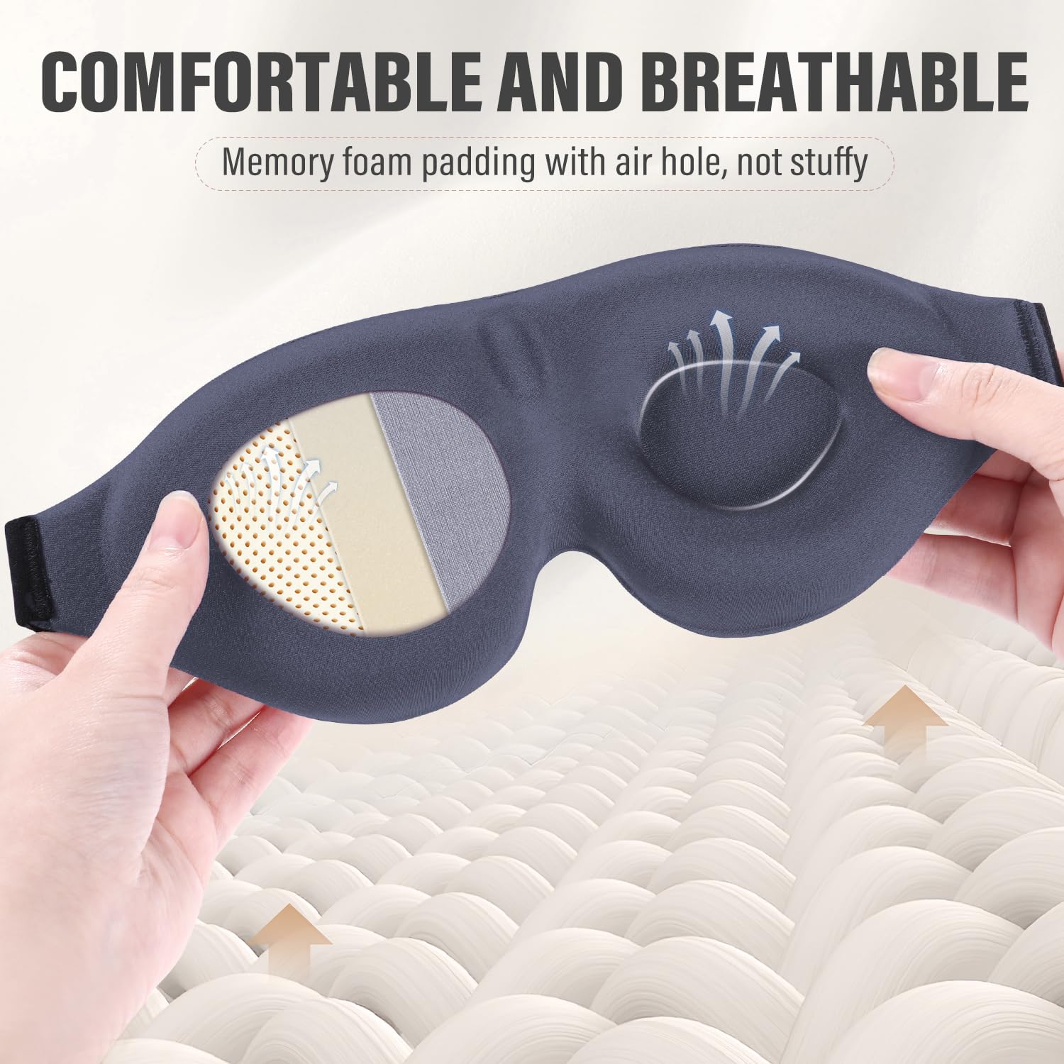 YIVIEW adjustable strap stays in place without tangling.