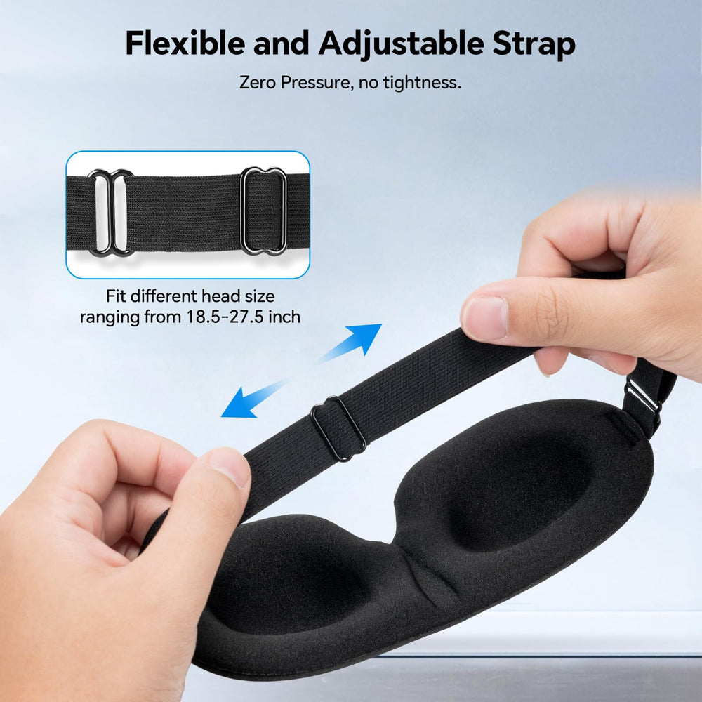 YIVIEW Sleep Mask lightweight breathable fabric aids quick relaxation