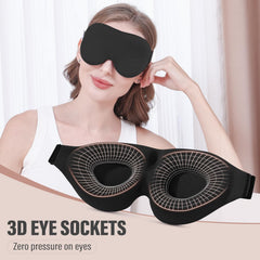 YIVIEW side-sleeper friendly sides reduce temple pressure