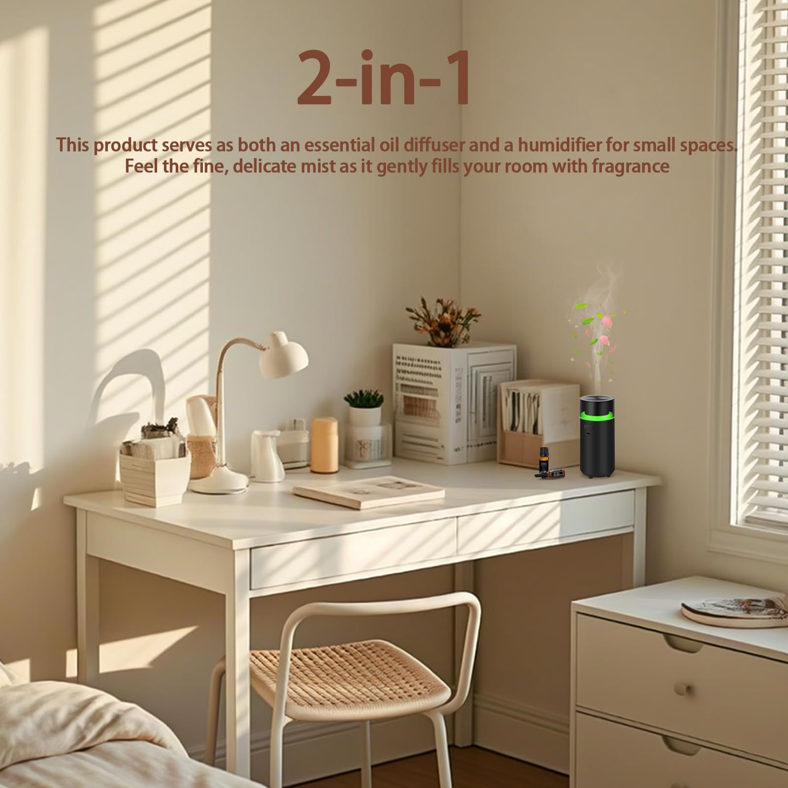 YIXIUTEN diffuser portable design suitable for car, home, travel