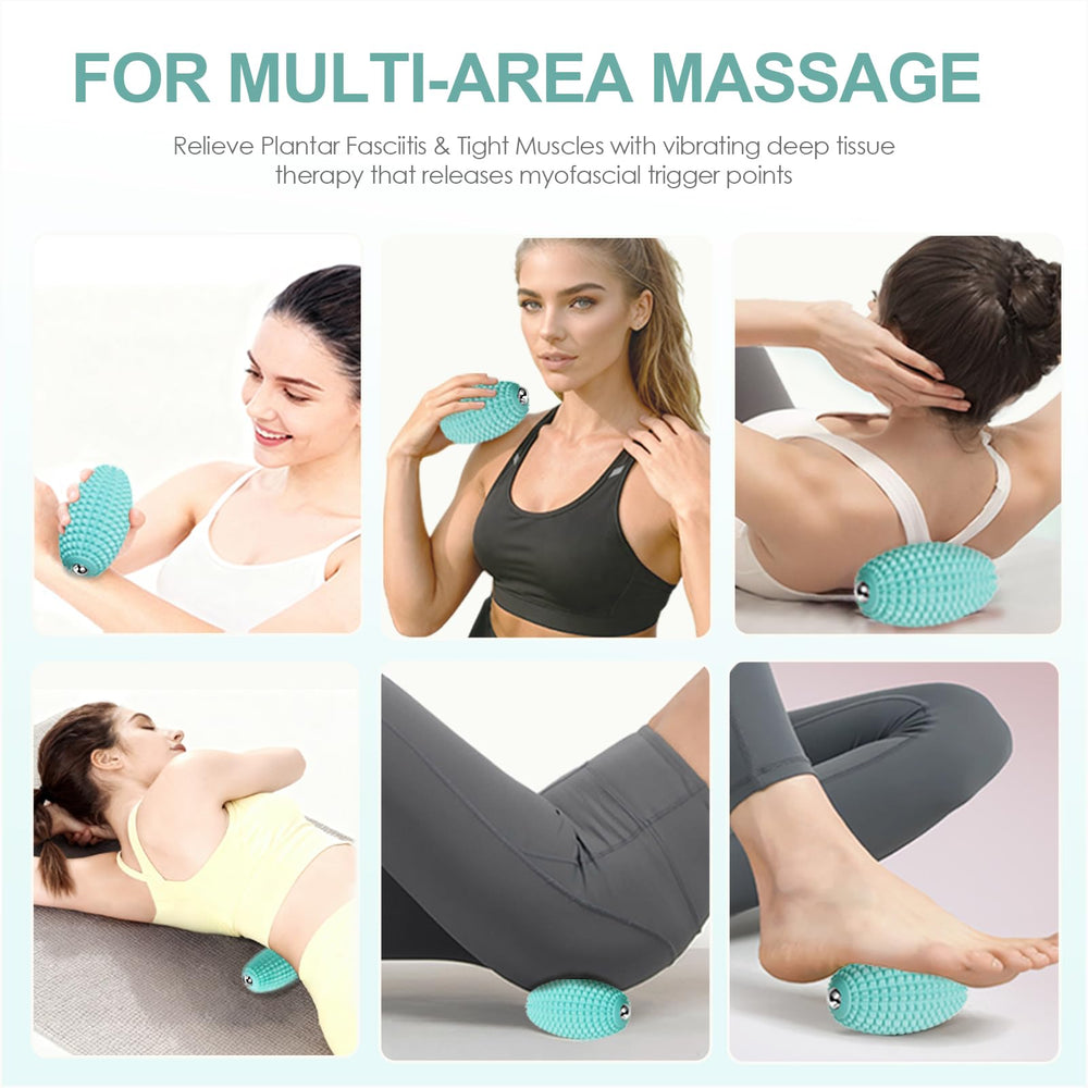 YIXIUTEN blue vibrating ball highlighting back and neck use