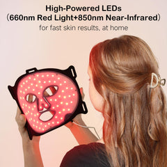 YKeluxon Face Mask light therapy eye mask attachment protects eyes during sessions