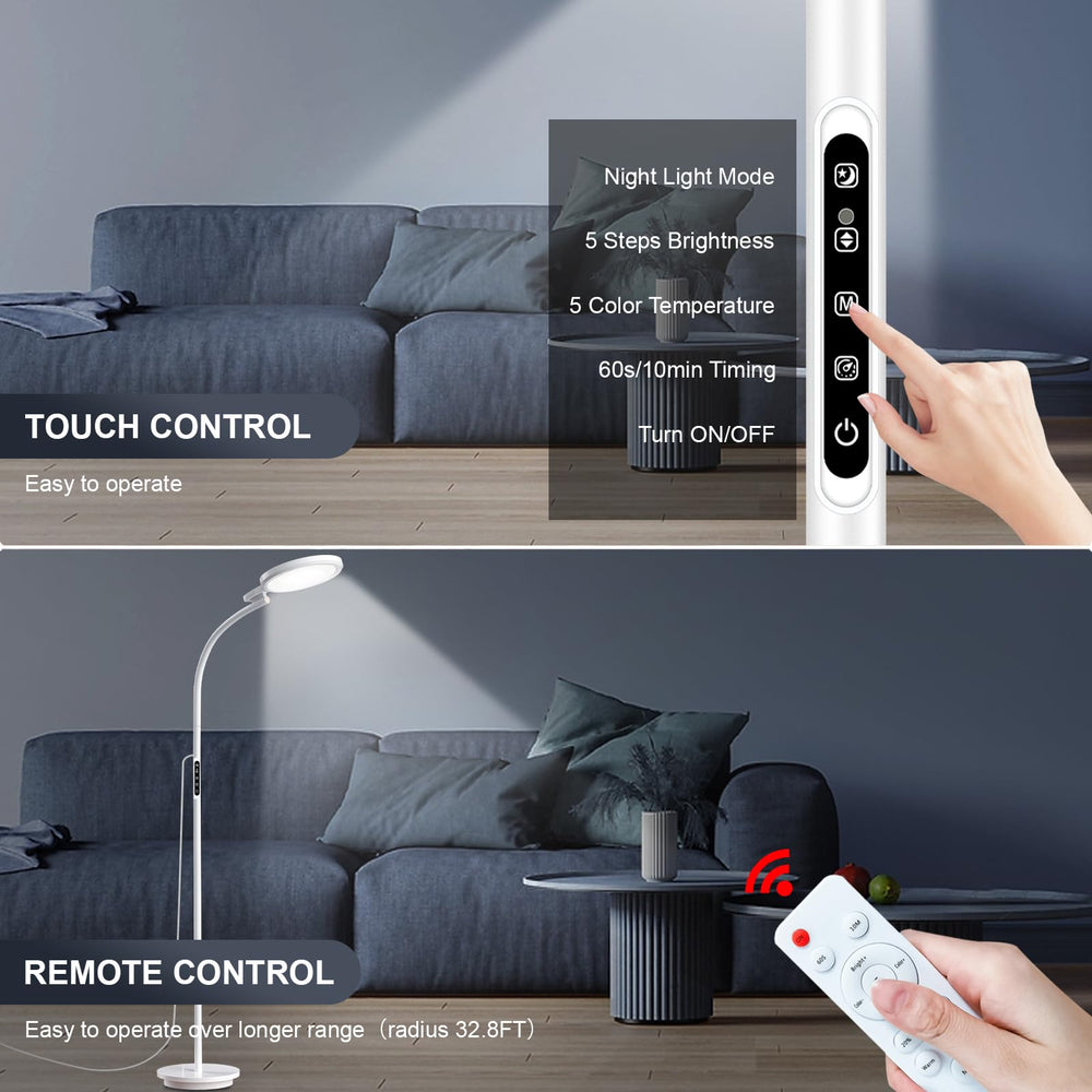 YKeluxon smart remote and touch control simplify settings.