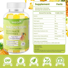 YKEOI Ashwagandha Gummies bottle highlighting herbal blend for calm moments