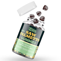 YLVARIN THORIA Saw Palmetto Gummies bottle for easy daily support.