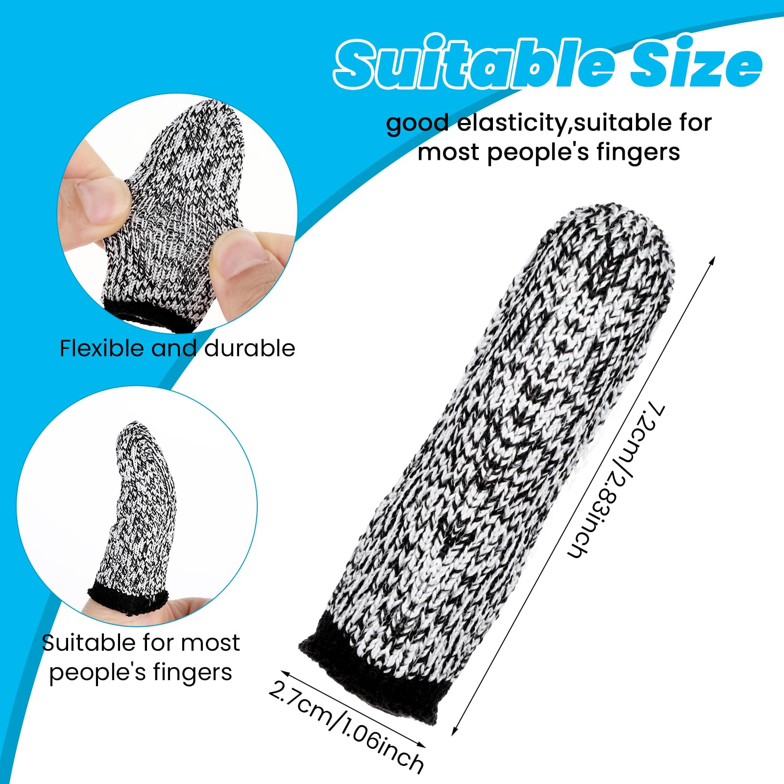Ymapinc reusable thumb protectors suitable for kitchen and crafts