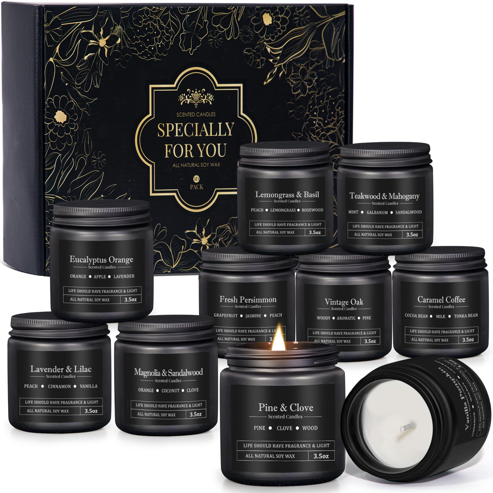 YMing warm spice candle from the 10-pack adds cozy depth to nights.