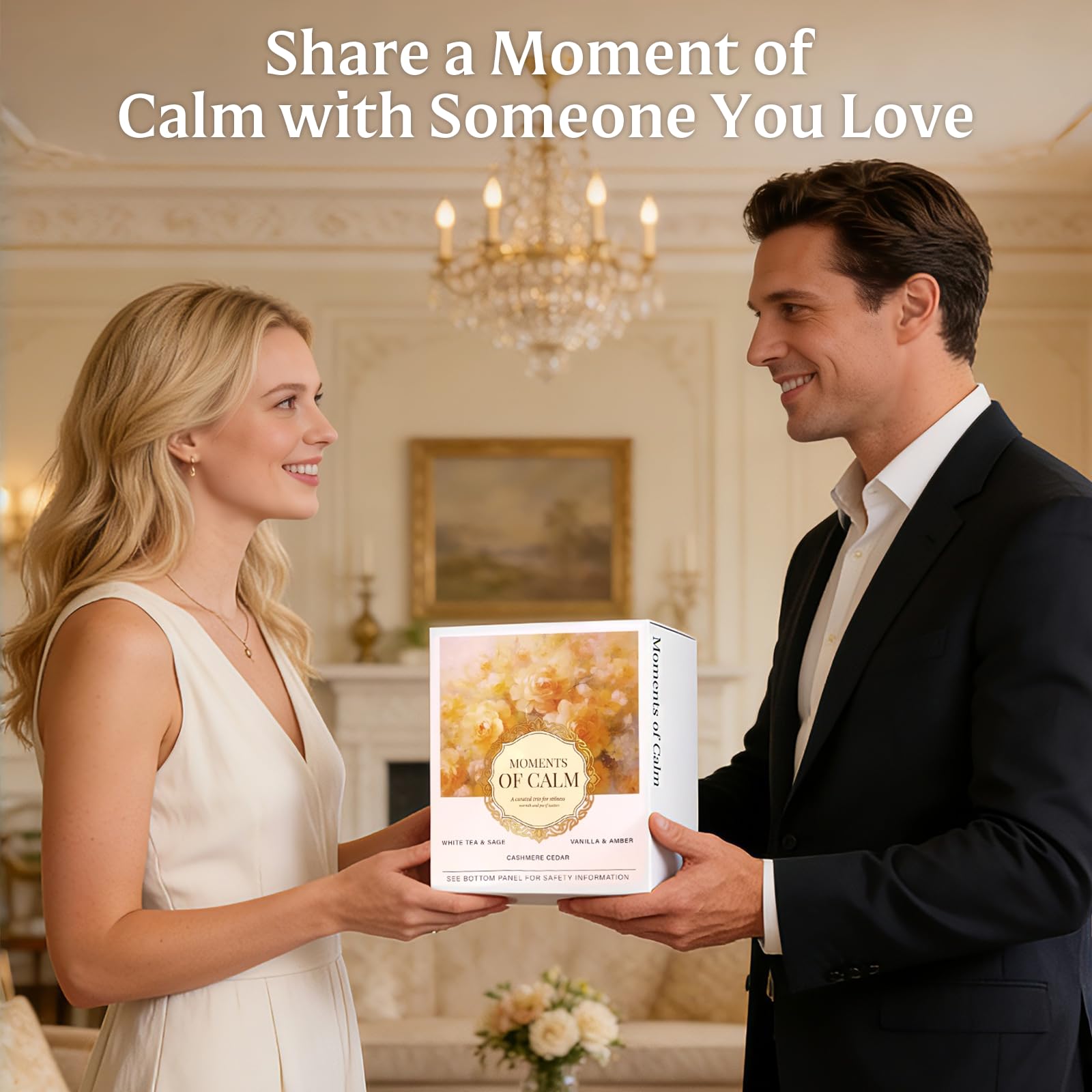 YMing clean soy wax blend with cotton wicks delivering steady burn.