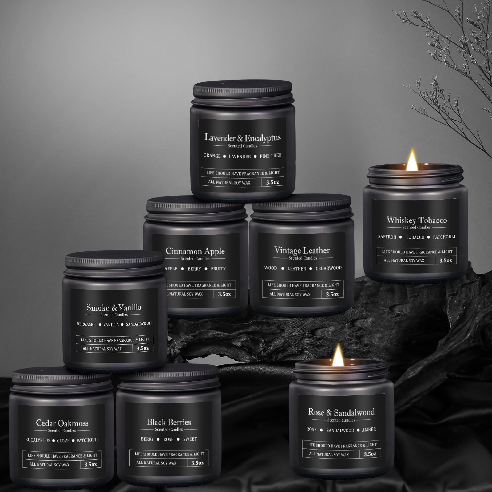 YMing home ambiance candle in cozy setting enhances evenings at home.