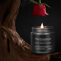 YMing soy-wax candles with cotton wicks deliver clean burn and minimal smoke.