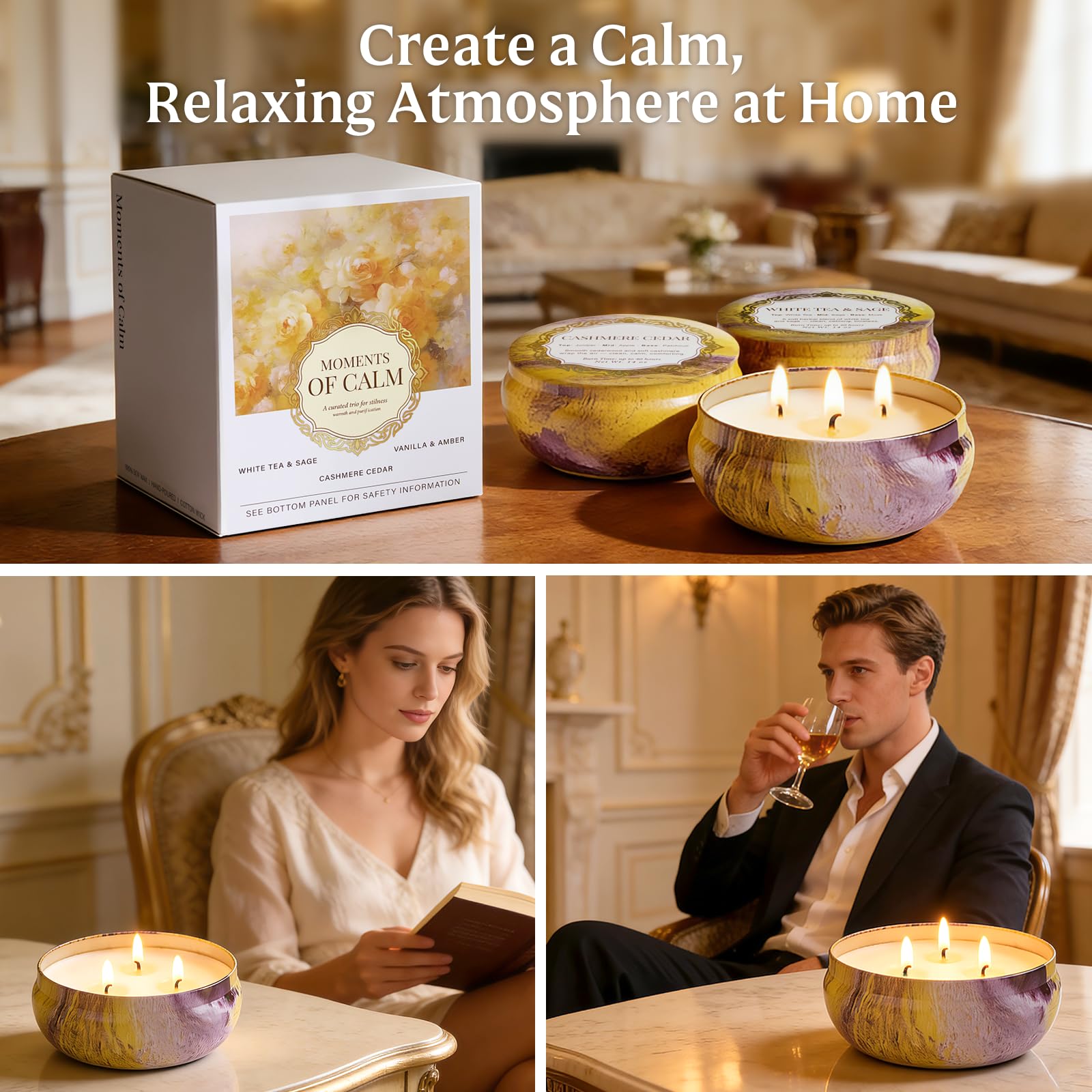 YMing candles elevate any space with warm, relaxing aromatherapy vibes.
