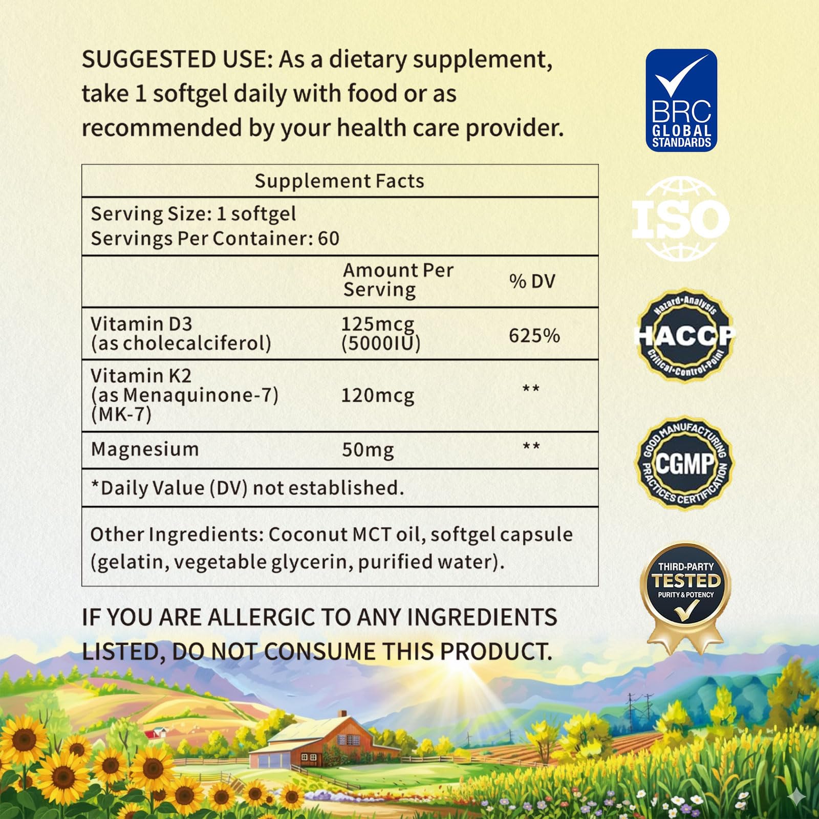 YMINGKJ softgels close-up showing capsules for absorption