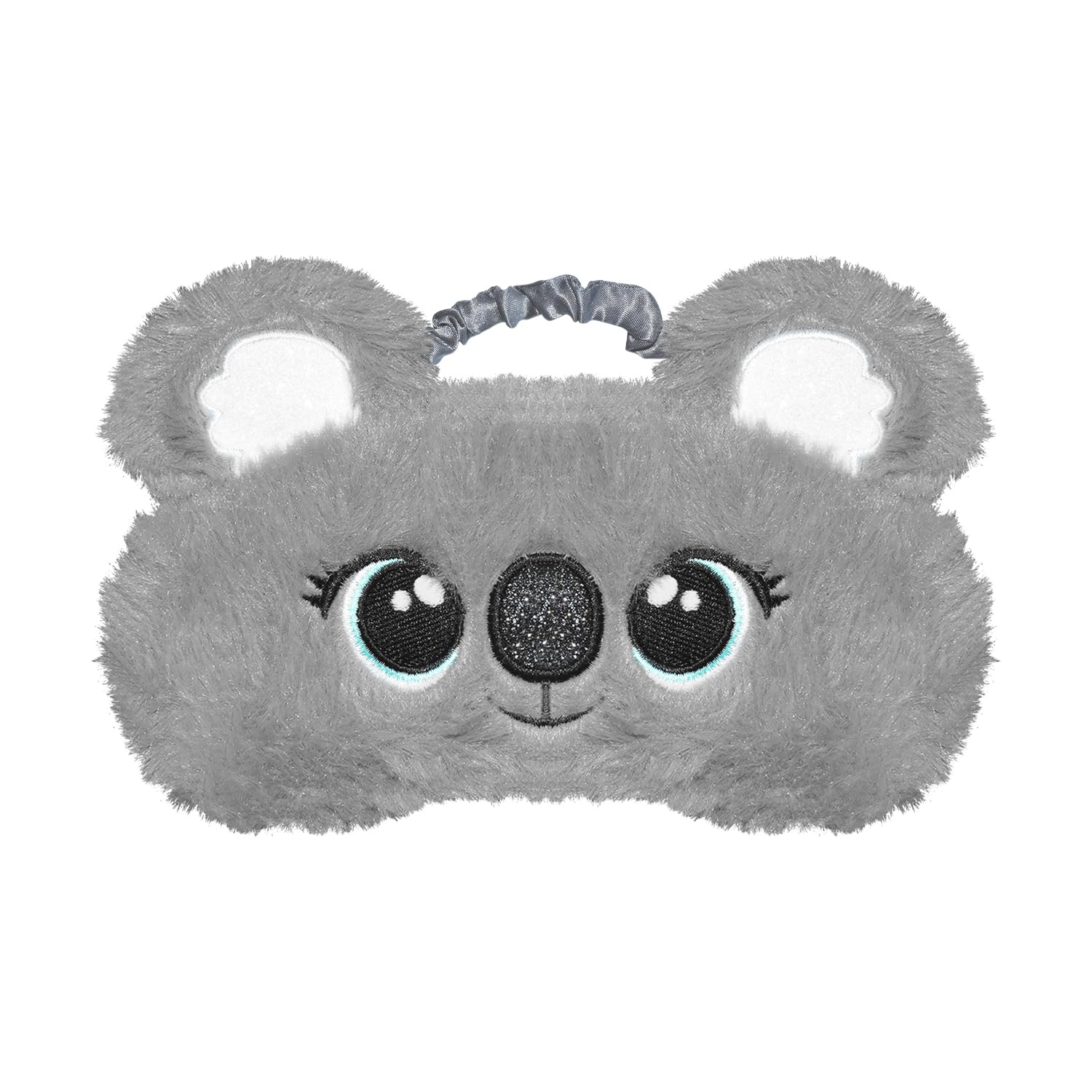 Ynaize koala sleep mask front view showing plush comfort for gentle eye relaxation