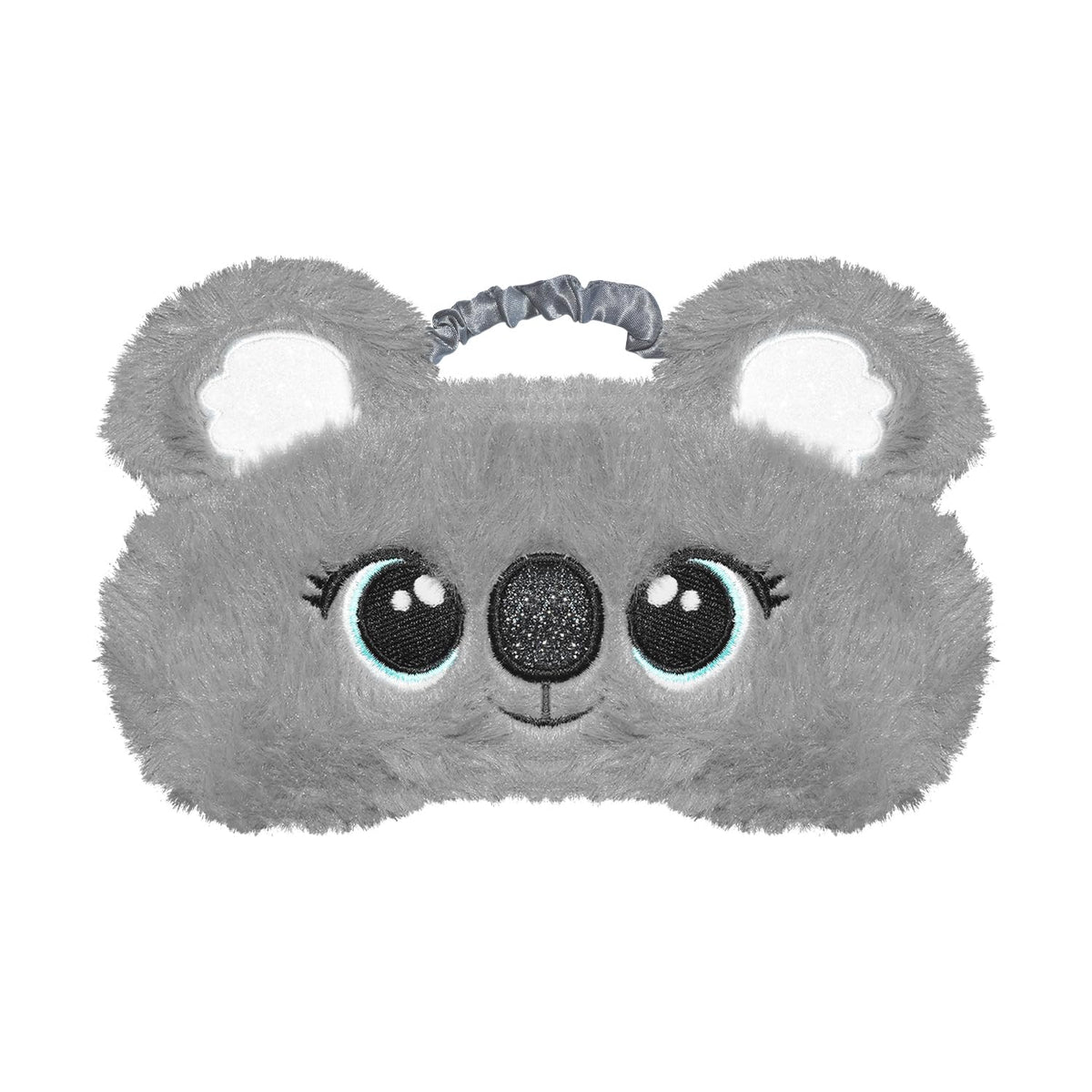 Ynaize koala sleep mask front view showing plush comfort for gentle eye relaxation