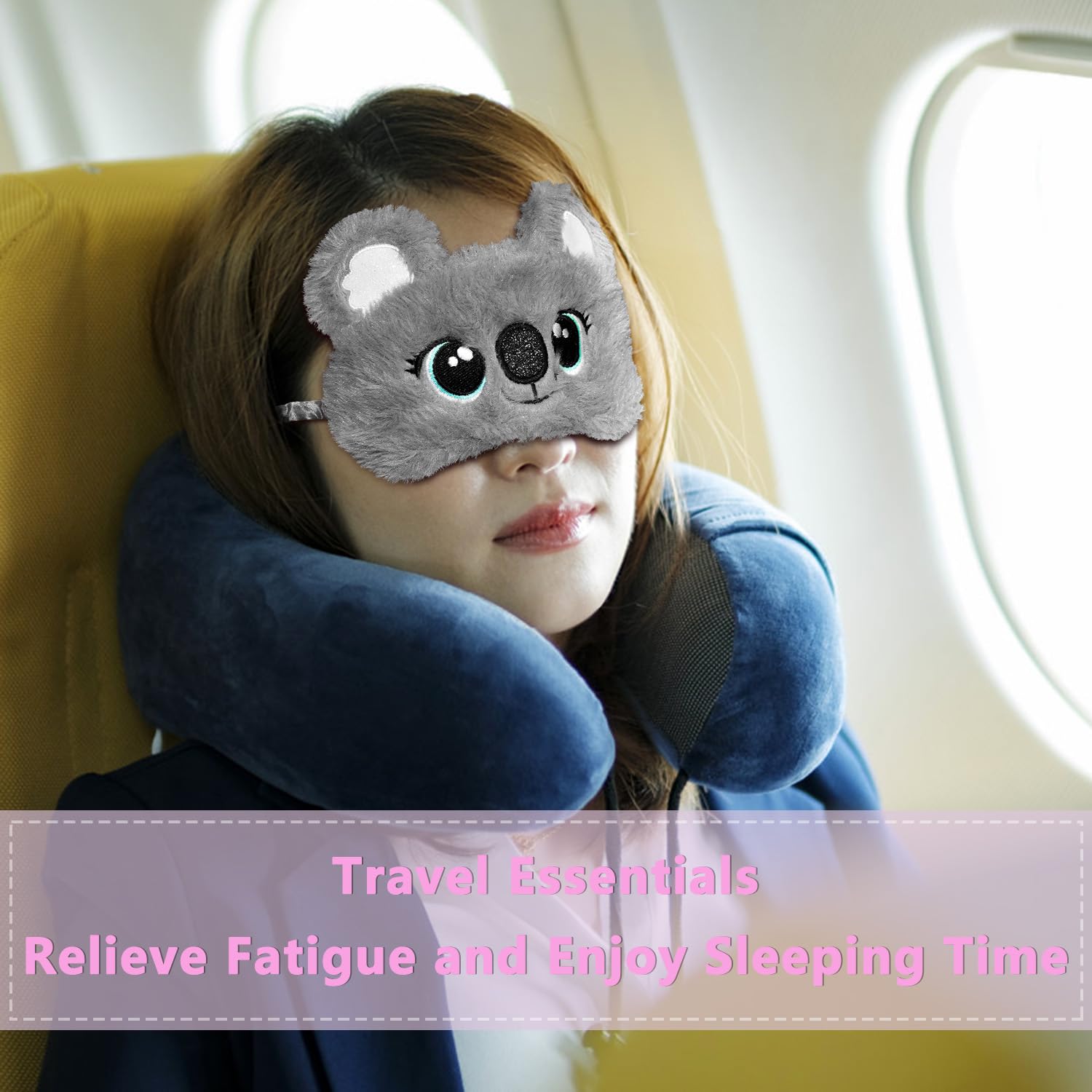 Ynaize koala sleep mask packaging presenting a gift-ready option for friends and family