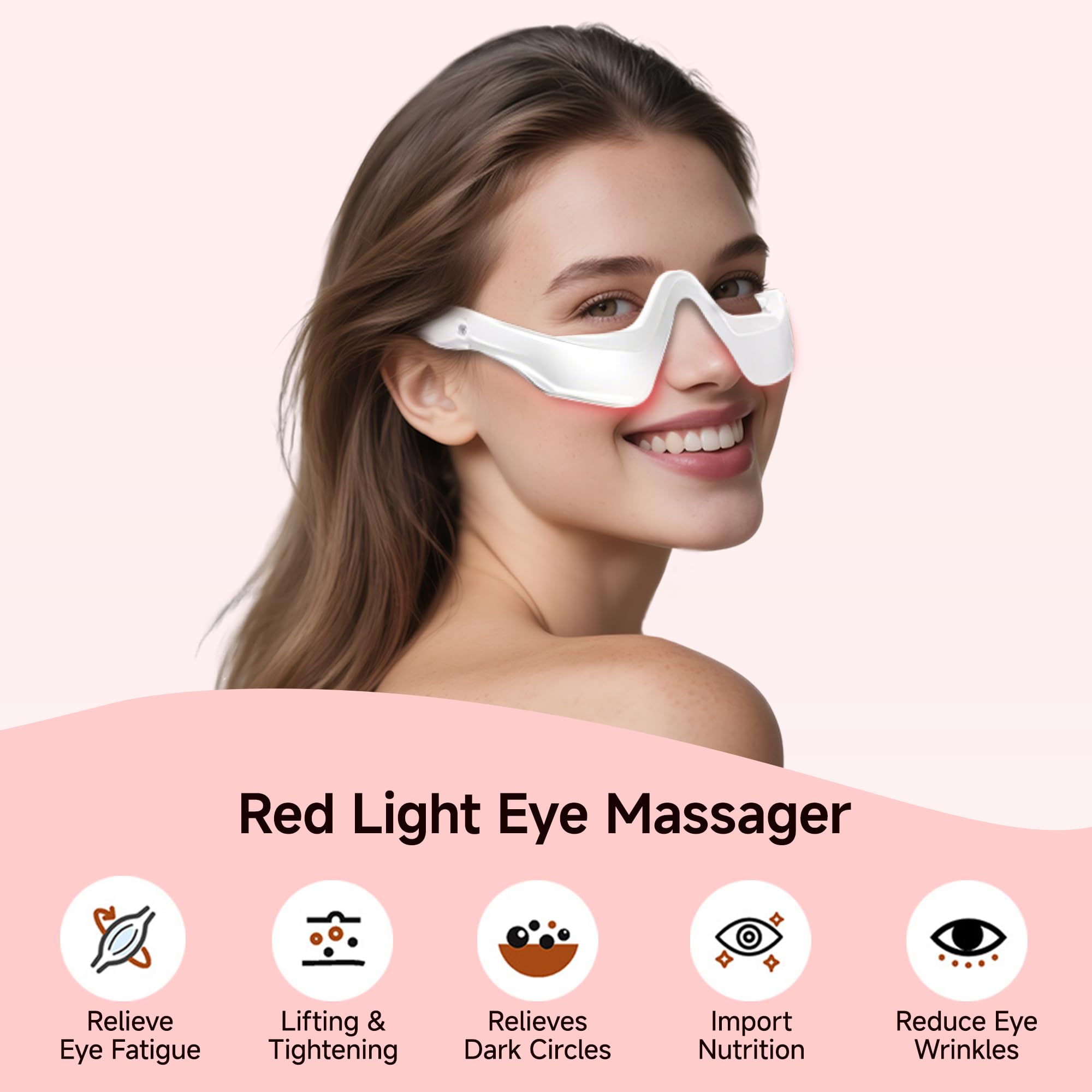 Yoeyou microcurrent massage session for a refreshed eye area