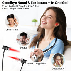 YOEYOU ear attachment delivering soothing infrared light for ear wellness.
