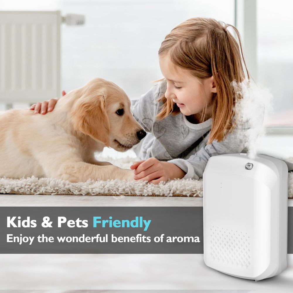 Yofuly Cold Air Diffusion Technology creates micro-particle fragrance for 360-degree distribution.