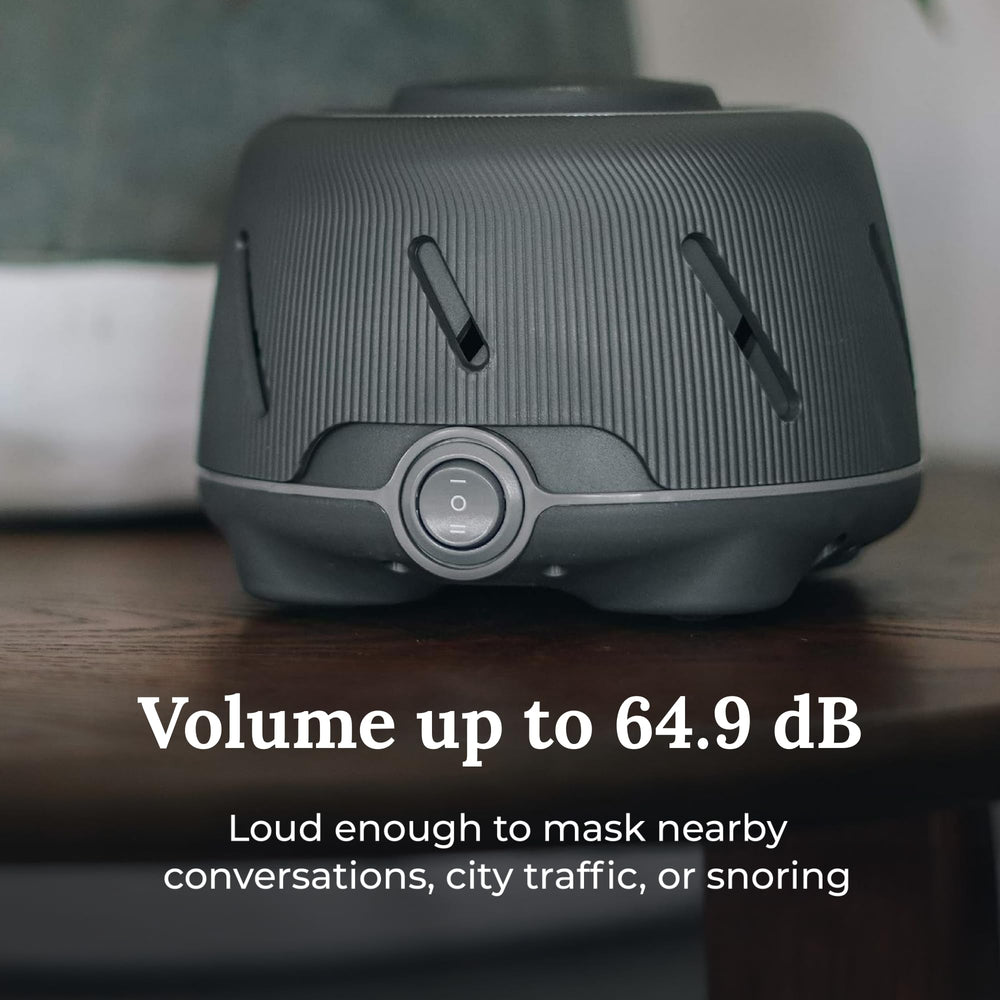 Yogasleep Dohm Charcoal power cable and plug for quick setup
