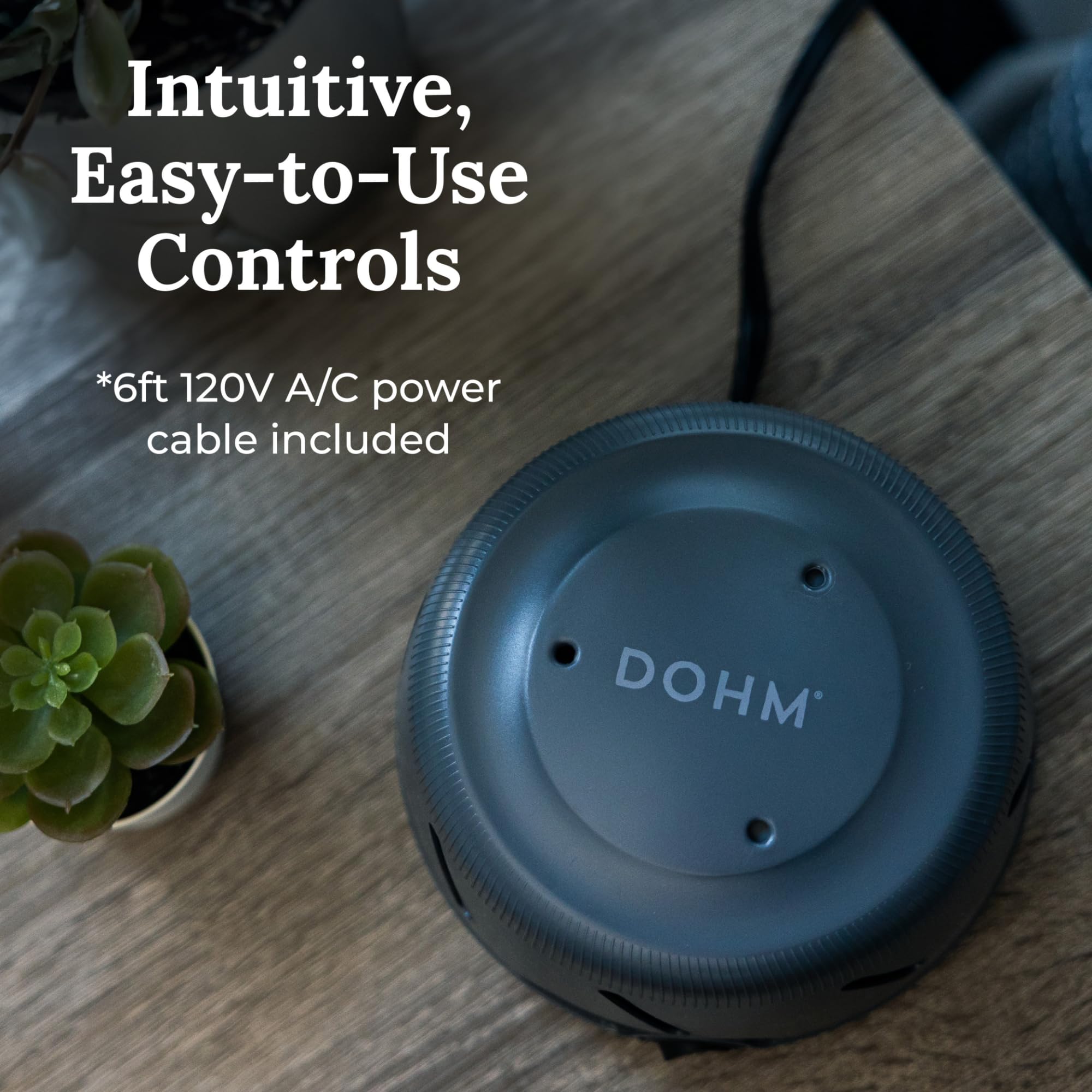 Yogasleep Dohm Uno color options complement any room style.