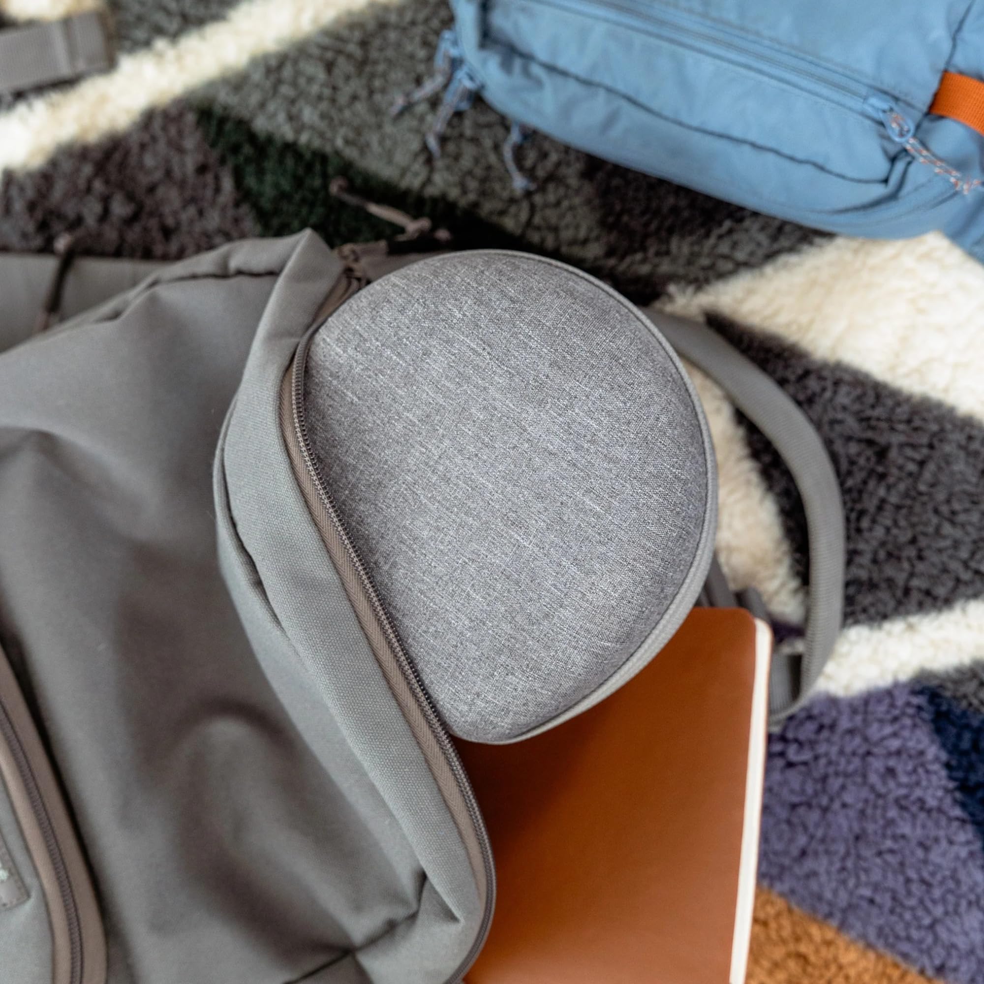 Yogasleep travel case with double-stitched zipper enhances durability
