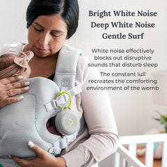 Yogasleep Hushh amber night light providing gentle guidance at night