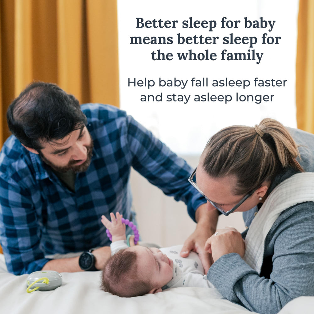 Yogasleep Hushh child safety lock keeps settings secure