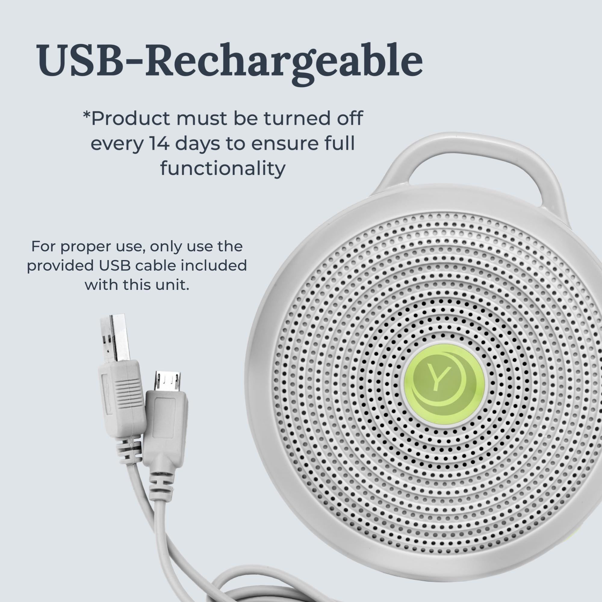 Yogasleep Hushh clip attachment secured to a stroller for hands-free use