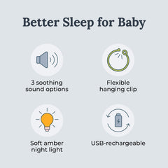Yogasleep Hushh with three sound modes for customized bedtime environments