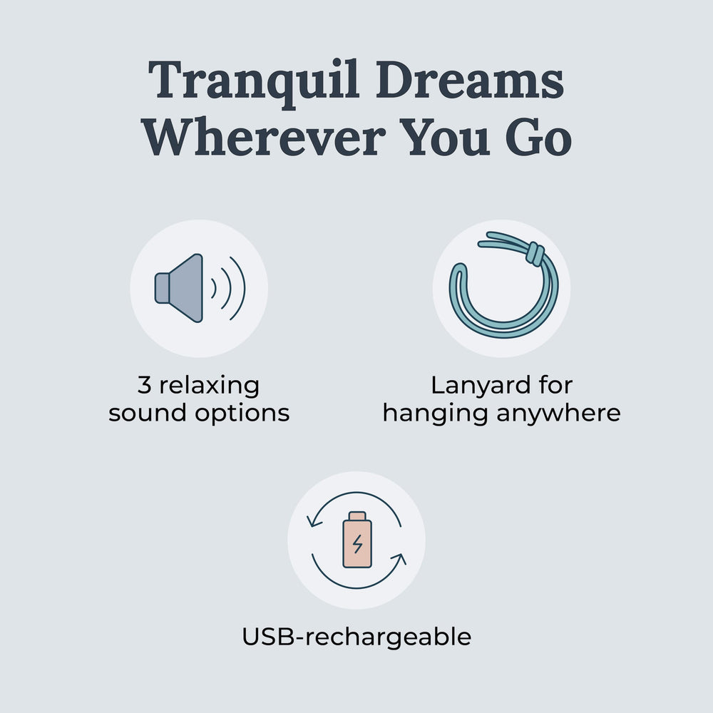 Yogasleep Rohm three sounds interface for customizable masking