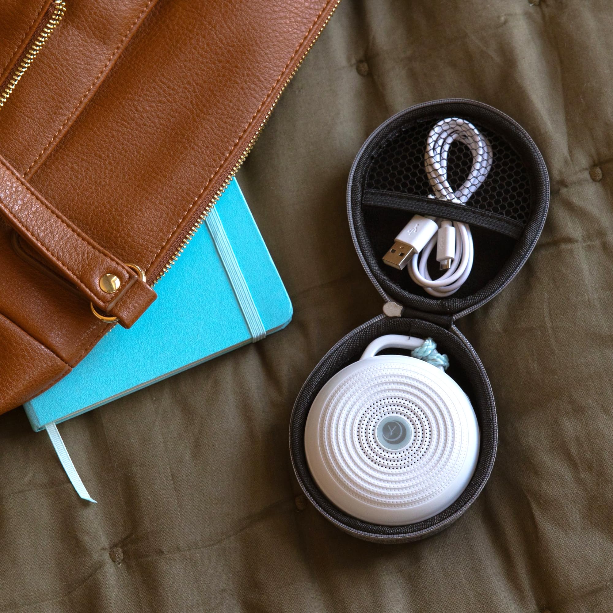 Yogasleep travel case fits Rohm, Rohm+, Hushh, Hushh 2, and Hushh+ models.