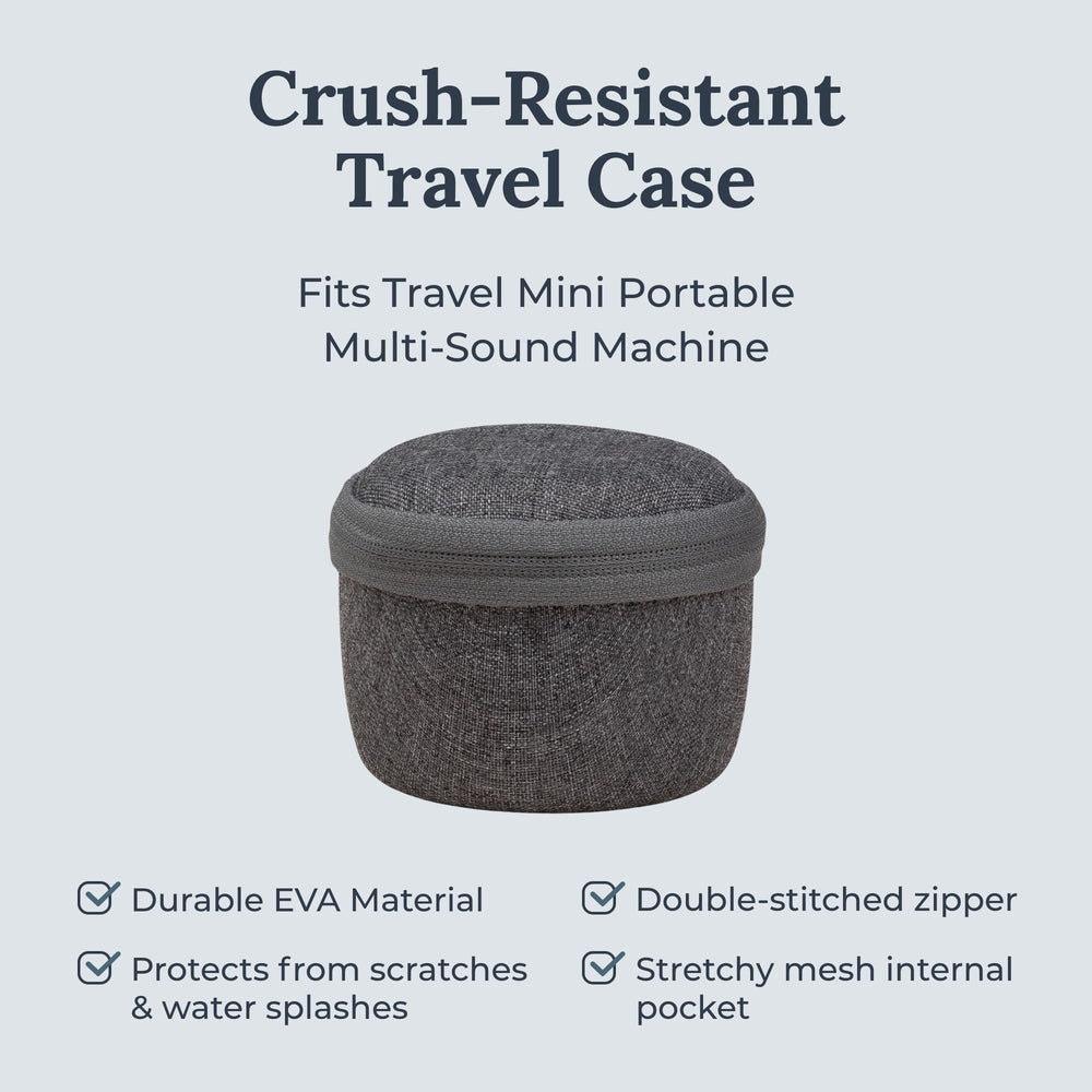 Inside mesh pocket to organize cables for the Travel Mini case.